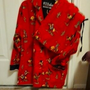 PJ Salvage Red Printed Pajama Set